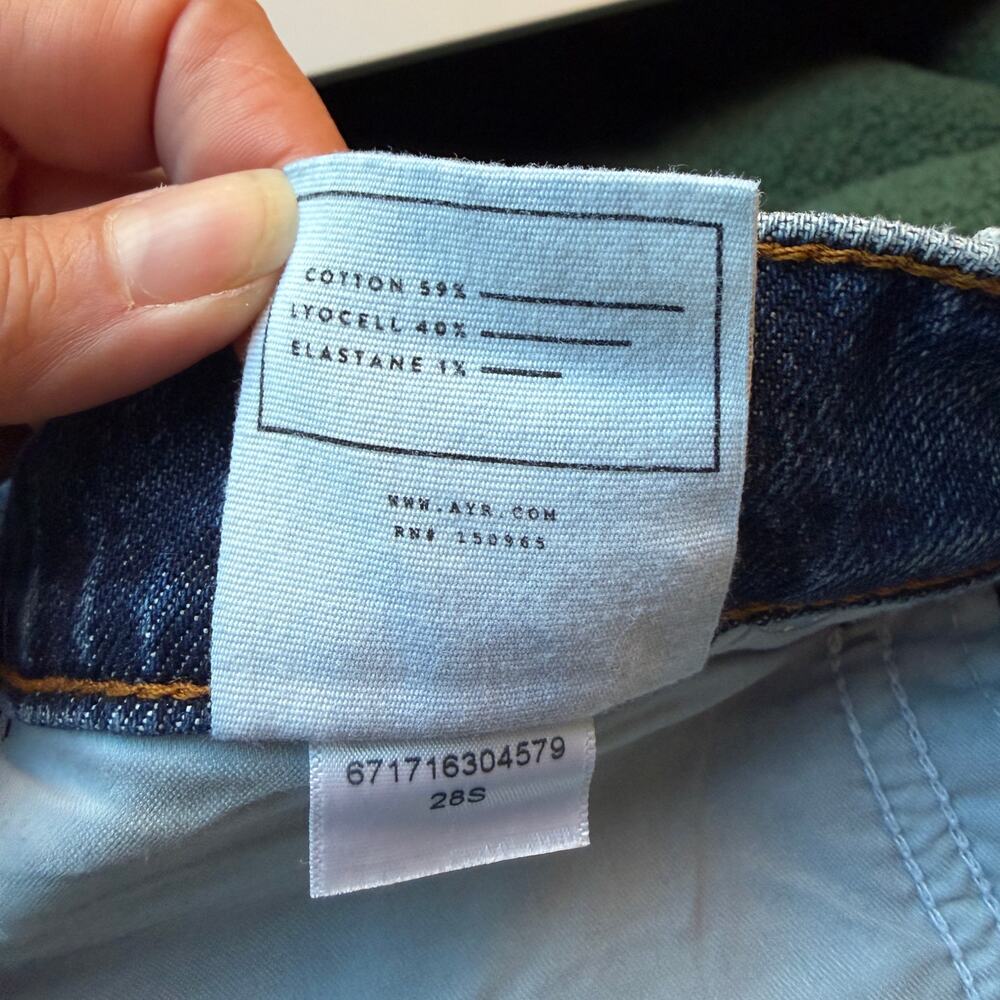 AYR The Secret Sauce Distressed Straight Leg Jeans Size 28 S - Picture 6 of 6